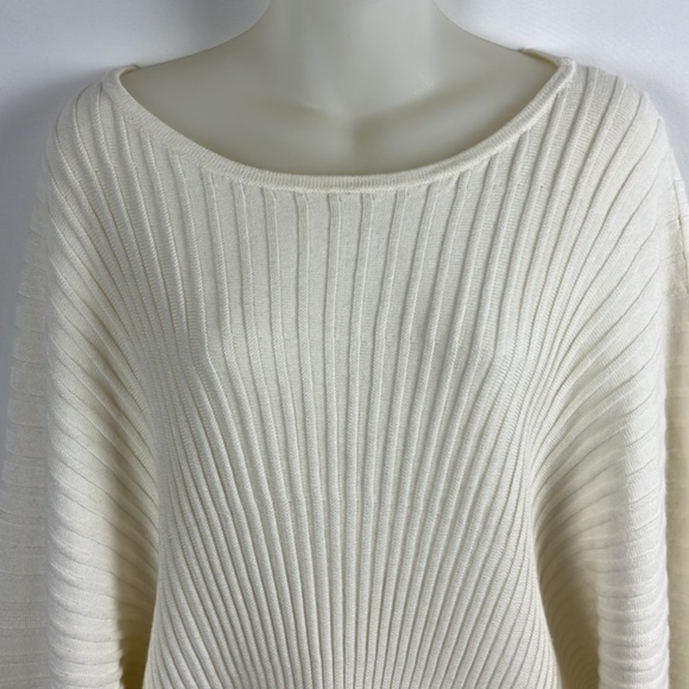 Anthropologie Ivory Karla Boat Neck Alpaca Blend Pullover Sweater Size XS - Picture 6 of 10